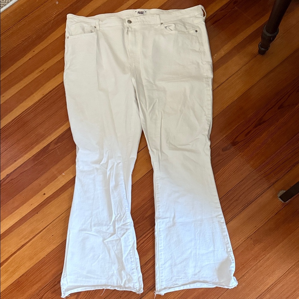 PAIGE Classic White Jeans